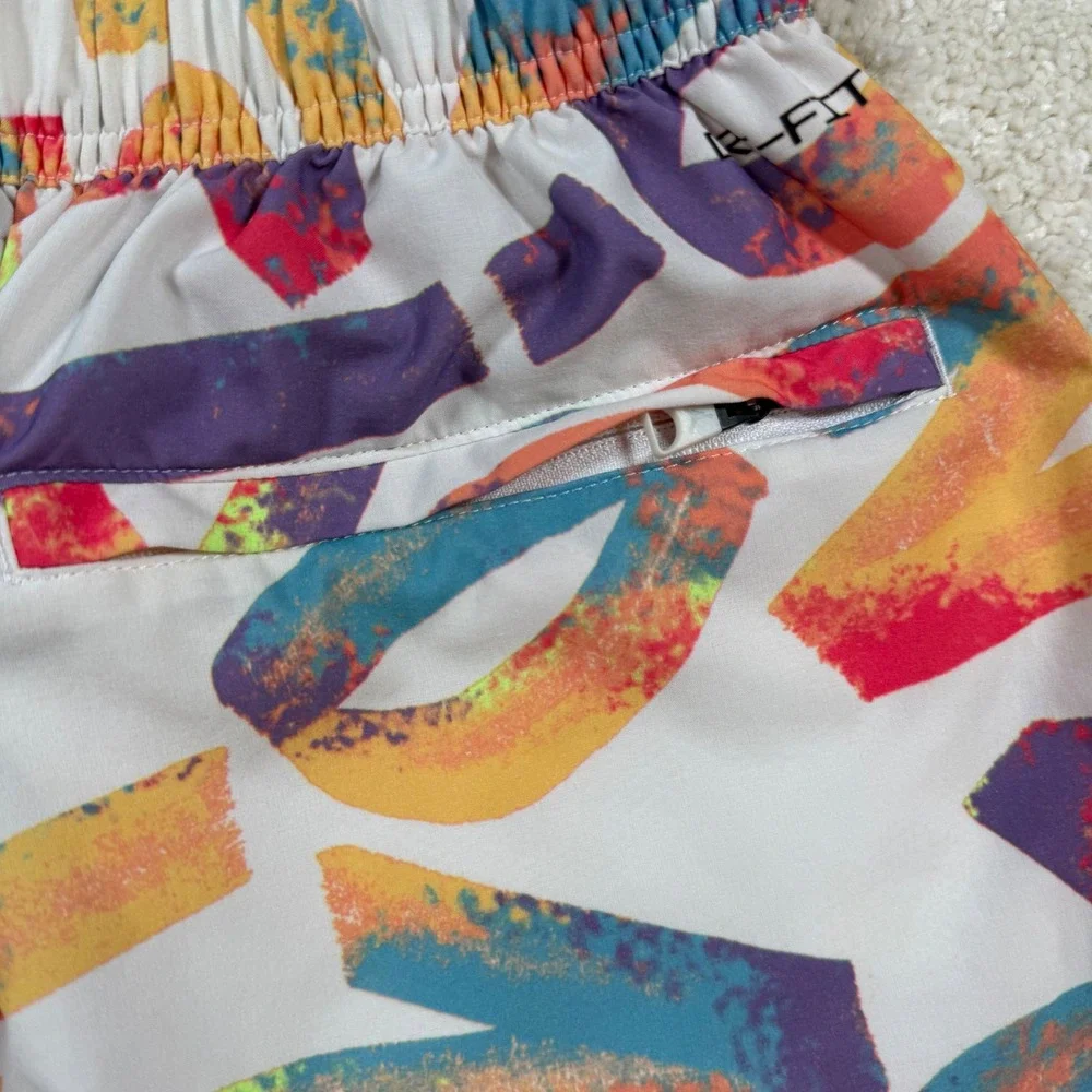 Jordan Zion Basketball Shorts Mens Small Streetwear Graffiti Print Dri-FIT